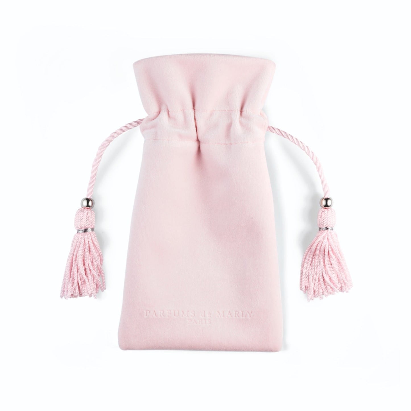 » LIGHT PINK VELVET POUCH