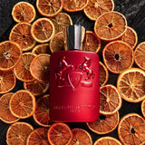 Kalan by Parfums de Marly, a rich fragrance with lavender, orange blossom and solar notes.